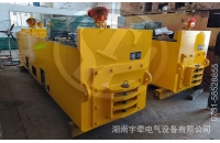 內(nèi)蒙古國外客戶定制的斬波調(diào)速CJY10噸架線式湘潭電機車發(fā)貨
