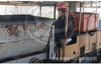 內(nèi)蒙古2.5噸蓄電池防爆電機車礦山工作視頻